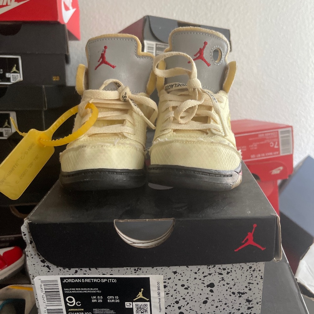 Jordan 5  Off White 9c